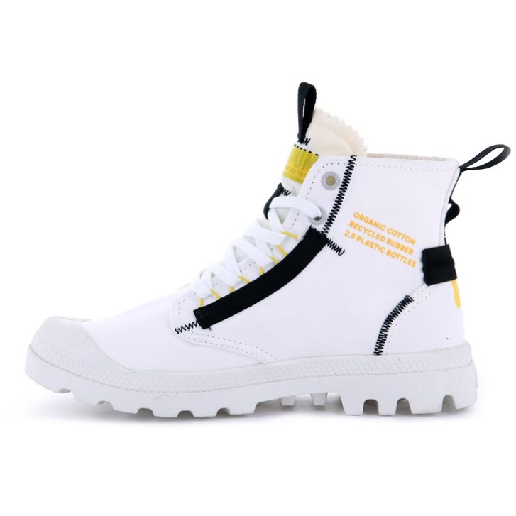 Dámské Boty Palladium Pampa Hi Re-craft Bílé | CZ VNI-02J